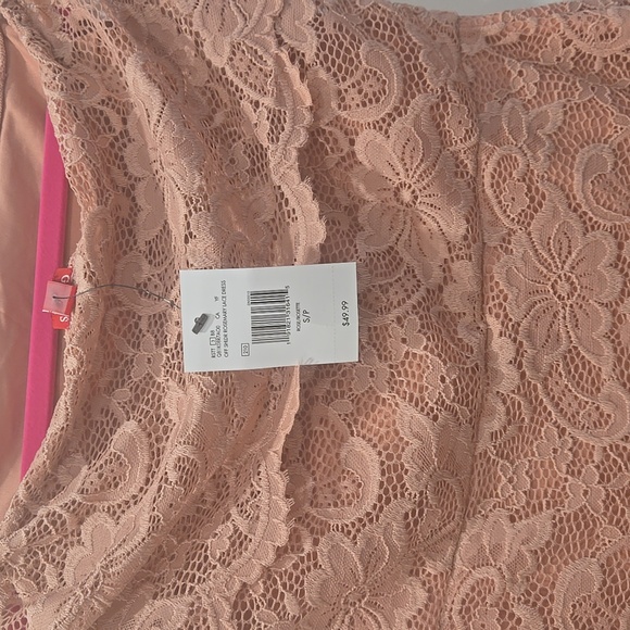 Guess Off the Shoulder Rosemary Lace Dress - Picture 3 of 4